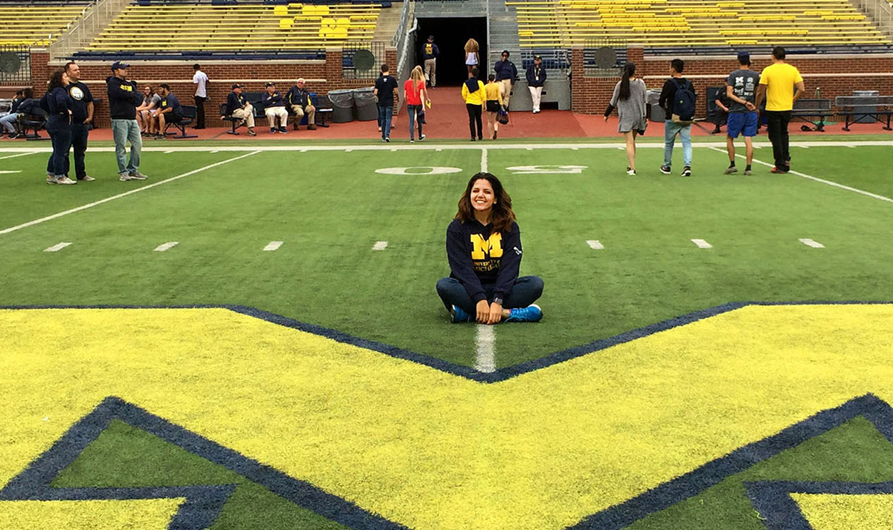 student at The Big House