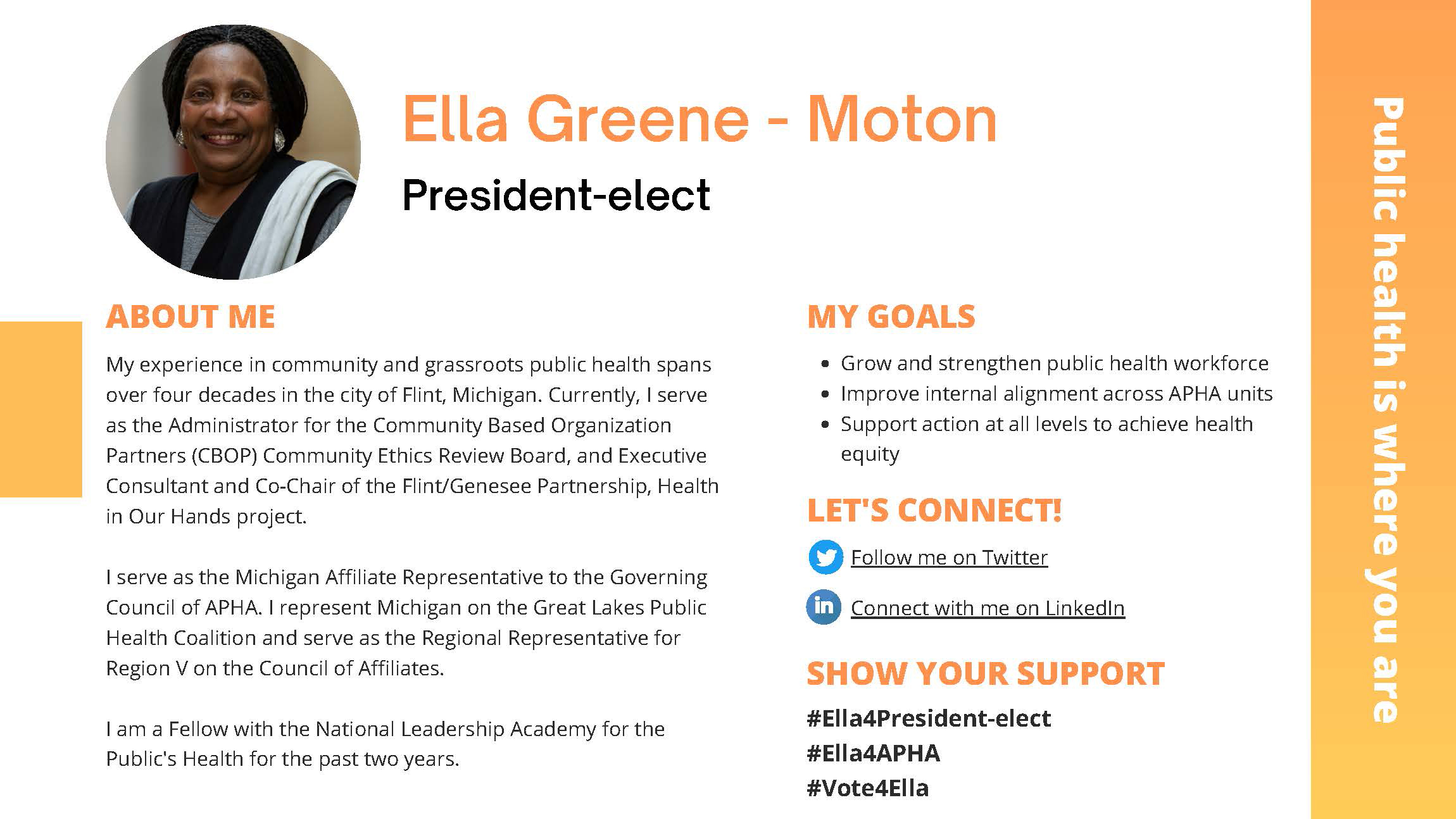 Ella Greene-Moton president