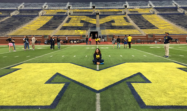 A student in the Big House