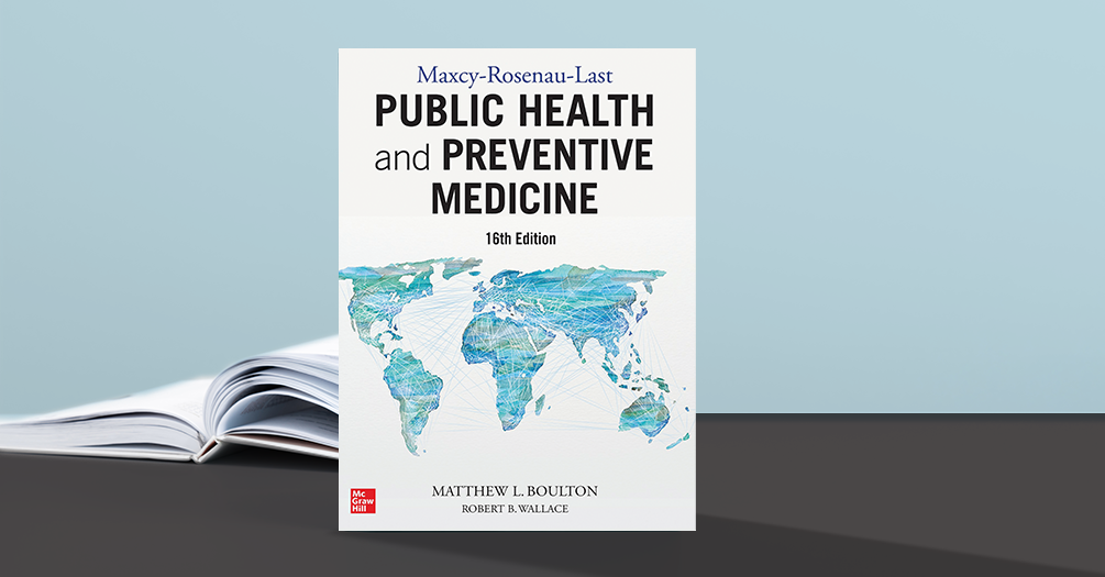 Cover of Public Health and Preventive Medicine, 16th Edition, University of Michigan School of Public Health